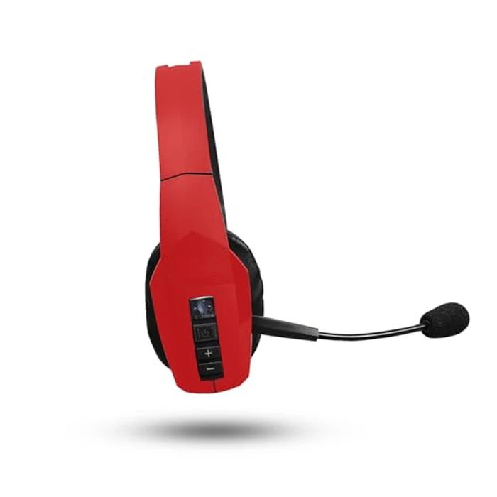 Skin Compatible with BlueParrott B450-XT Bluetooth Headset - Solid Red - Premium 3M Vinyl Protective Wrap Decal Cover - Easy to Apply | Crafted in The USA by MightySkins by Vision Signs & Graphics - Used - Like New condition - US$15.83