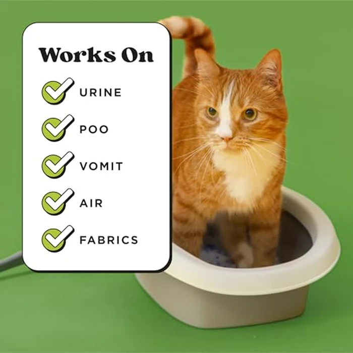 Pet-Pourri Smell Ya Litter Cat Litter Deodorizer Spray, Purrfectly Bamboo 3.4 Fl Oz, Up to 170 Uses, Pet Odor Remover with Essential Oils for Air, Carpet, Urine, Vet Recommended, Bergamot Bamboo Scent by Poo-Pourri - Image 3