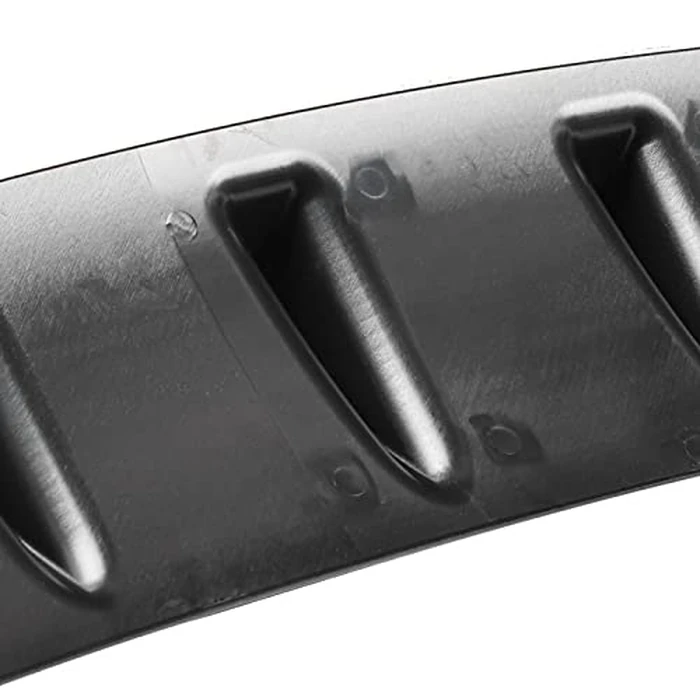 Universal Car Rear Bumper Shark Fin Diffuser, ABS Black, S/M/L Size Options, with Screws and Glue, Aerodynamic Performance Enhancement by Aramox - Image 8