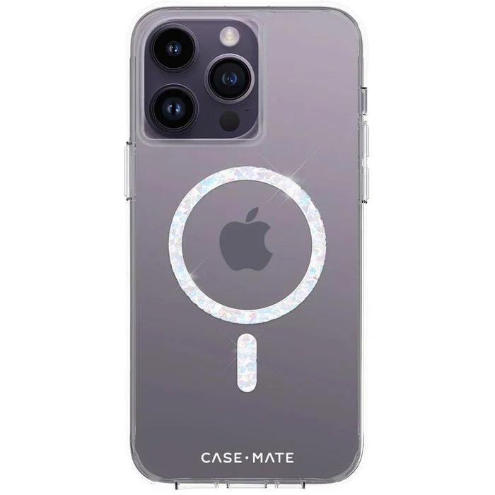 Case-Mate Twinkle Phone Case with Magsafe for iPhone 14 Pro Max - Clear Twinkle Diamond by Case-Mate - Refurbished - Good condition