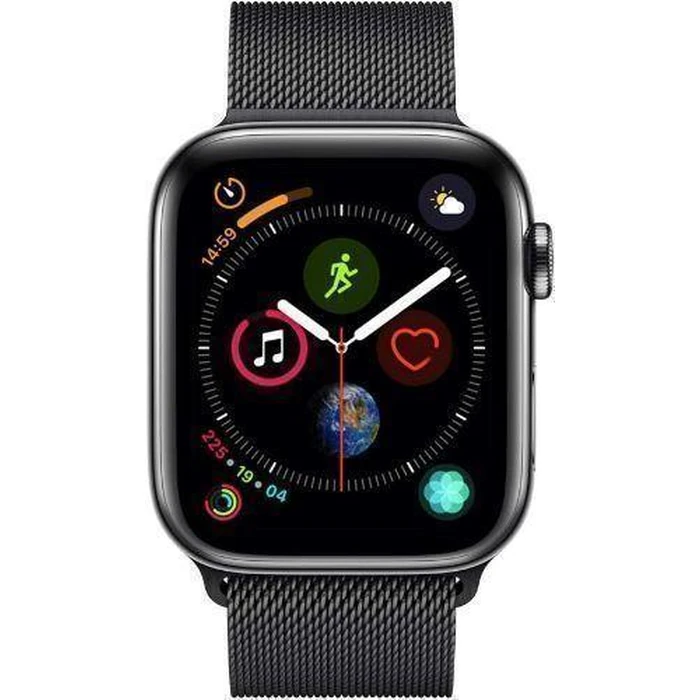 Apple Watch Series 4 (Cellular + GPS) - 16GB - 40mm - Space Black Stainless Steel Case with Black Stainless Steel Milanese Loop Band by Apple - Refurbished - Good condition - US$101.44