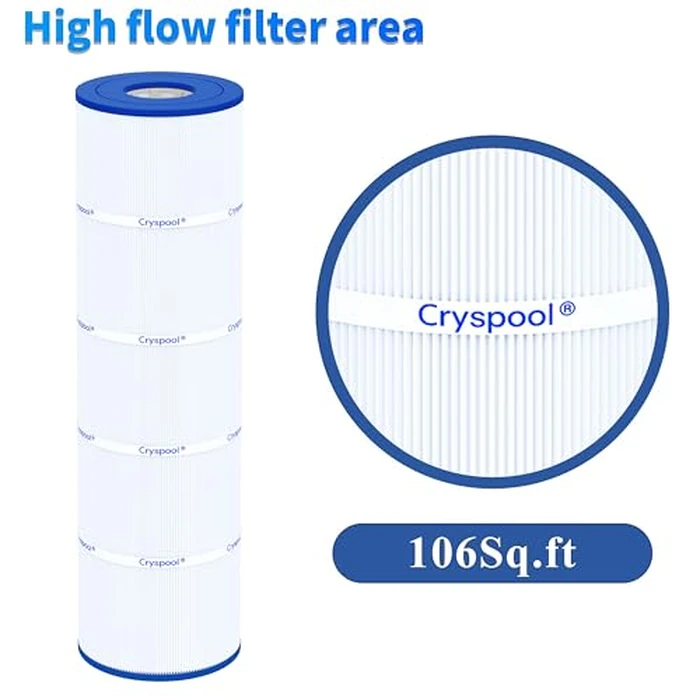 Cryspool(R) 07072 Filter Compatible with CX880XRE, SwimClear C4030, C4025, C4020, PA106-PAK4, C-7488, FC-1226, 4x106 Sq. Ft Pool Filter Cartridge, 4 Pack by Cryspool - Image 6