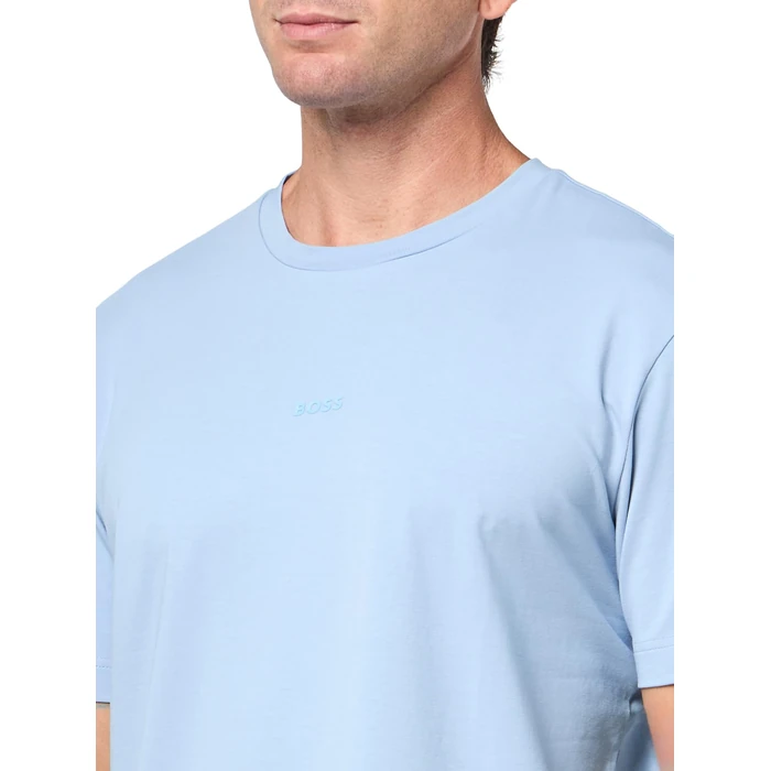 BOSS, Small Chest Logo Regular Fit Cotton T-Shirt, Forever Blue, S by BOSS - Used - Like New condition - US$21.71