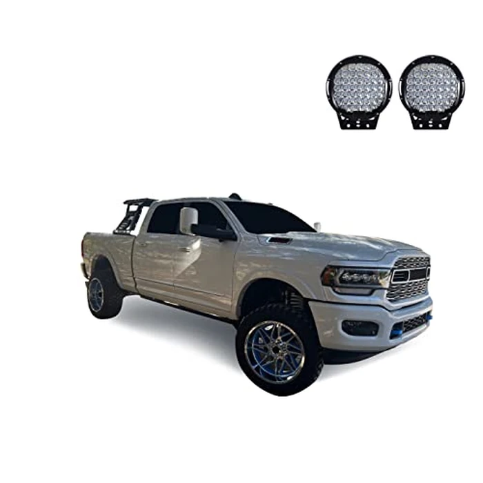 Black Horse Armour II Roll Bar W/Basket Kit Bk Compatible with 00-23 Ram 2500/3500|01-23 Silverado 2500/3500 HD|00-23 F-150|17-23 Titan|01-23 Sierra 1500|07-24 Tundra|01-23 GMC Sierra 1500/2500 HD by Black Horse Off Road - Image 4