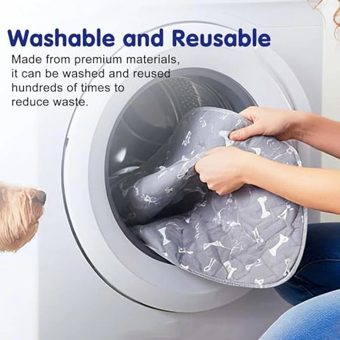 Puppy Pads with pheromones, Elite Pads for Cats, Washable Puppy Pads for Dogs and Cats, Leak-Proof & Anti-Slip Pet Training Pad for Home & Travel(White, XL: 35.4" x 31.5") by Kacitalone - Image 4