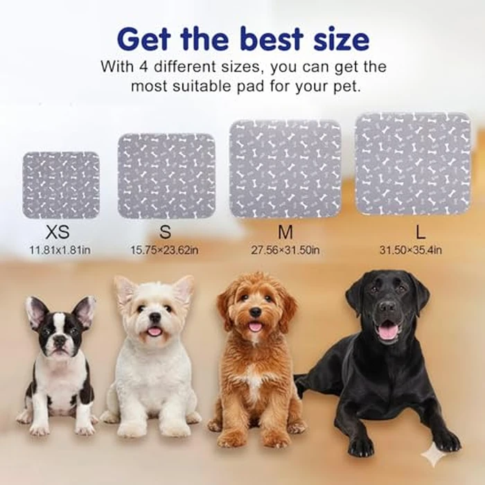 Puppy Pads with pheromones, Elite Pads for Cats, Washable Puppy Pads for Dogs and Cats, Leak-Proof & Anti-Slip Pet Training Pad for Home & Travel(White, XL: 35.4" x 31.5") by Kacitalone - Image 7