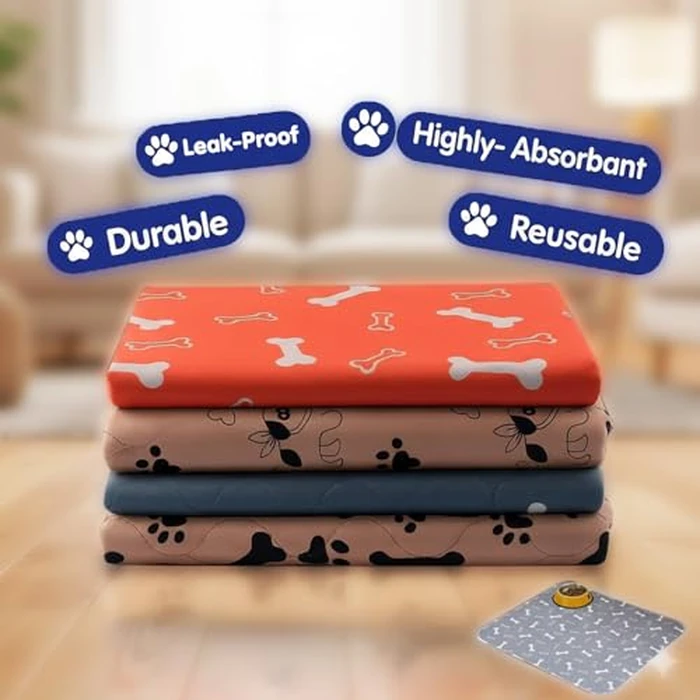 Puppy Pads with pheromones, Elite Pads for Cats, Washable Puppy Pads for Dogs and Cats, Leak-Proof & Anti-Slip Pet Training Pad for Home & Travel(White, XL: 35.4" x 31.5") by Kacitalone - Image 8