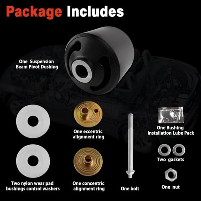 KJYDXYS Quick Align Pivot Bolt Bushing Kit Compatible with Hendrickson Turner Trailer INTRAAX HT HLM FM20 LK Series with Alignment Collars, Replace 24691S, S-28654 by KJYDXYS - Image 4