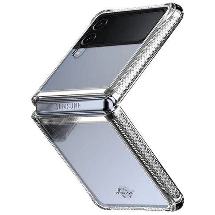 Itskins Hybrid R Phone Case for Samsung Galaxy Z Flip4 (5G) - Clear by Itskins - Image 4