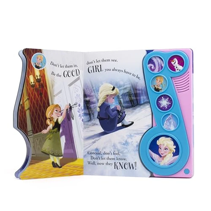 Disney Frozen Elsa, Anna, Olaf, and More! - Let It Go Little Music Note Sound Book - PI Kids (Play-A-Song) by PI Kids - Image 2