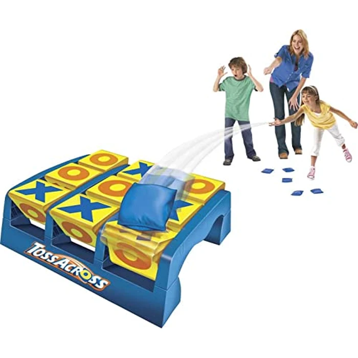 Mattel Games Toss Across Game, Beanbag Tic Tac Toe for 2 to 4 Players Ages 5 Years and Older by Mattel Games - Image 2
