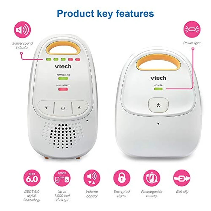 VTech DM111 Safe and Sound Digital Audio Baby Monitor by VTech - Image 3
