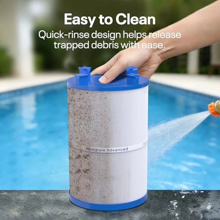 POOLPURE C-7367 Spa Filter Replaces PD075-2000, Dimension One 1561-00, Filbur FC-3059, Excel Filters XLS-7005, Aladdin 17541, Baleen AK-60035, 75 sqft Hot Tub Filter Cartridge 2PACK by POOLPURE - Image 7