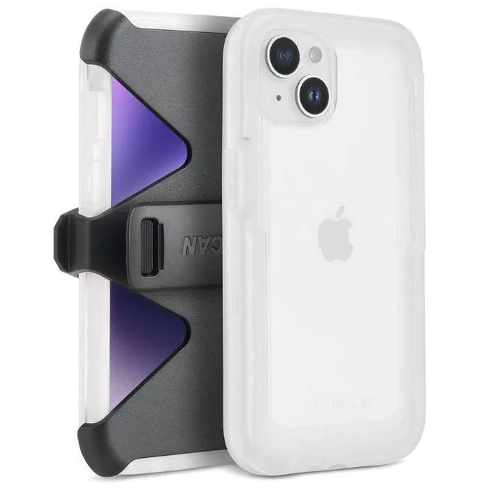 Pelican Voyager Case with Magsafe and Holster for iPhone 14+ - Crystal Clear by Pelican - Refurbished - Brand New condition