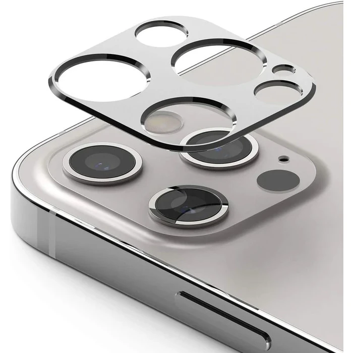 Ringke Camera Styling Lens Protector for iPhone 12 Pro Max - Silver by Ringke - Refurbished - Brand New condition