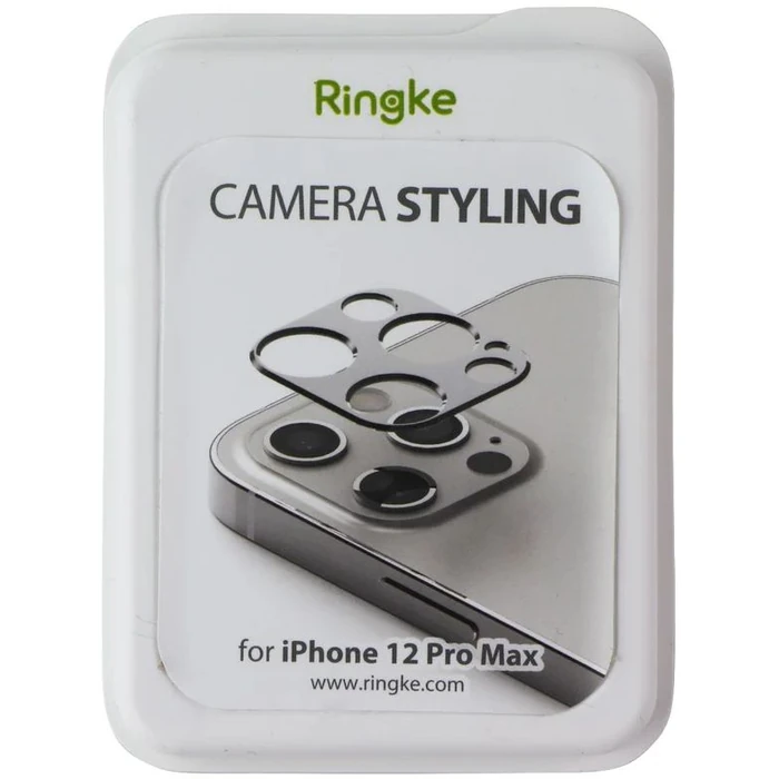 Ringke Camera Styling Lens Protector for iPhone 12 Pro Max - Silver by Ringke - Image 2