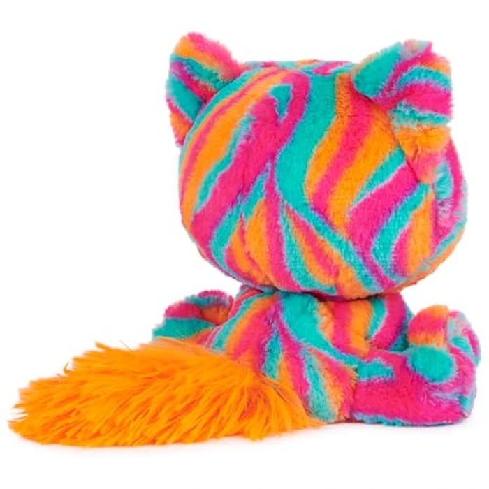 GUND P.Lushes Designer Fashion Pets Emelia Vento Premium Cat Stuffed Animal, Pink and Blue, 6” by GUND - Image 4