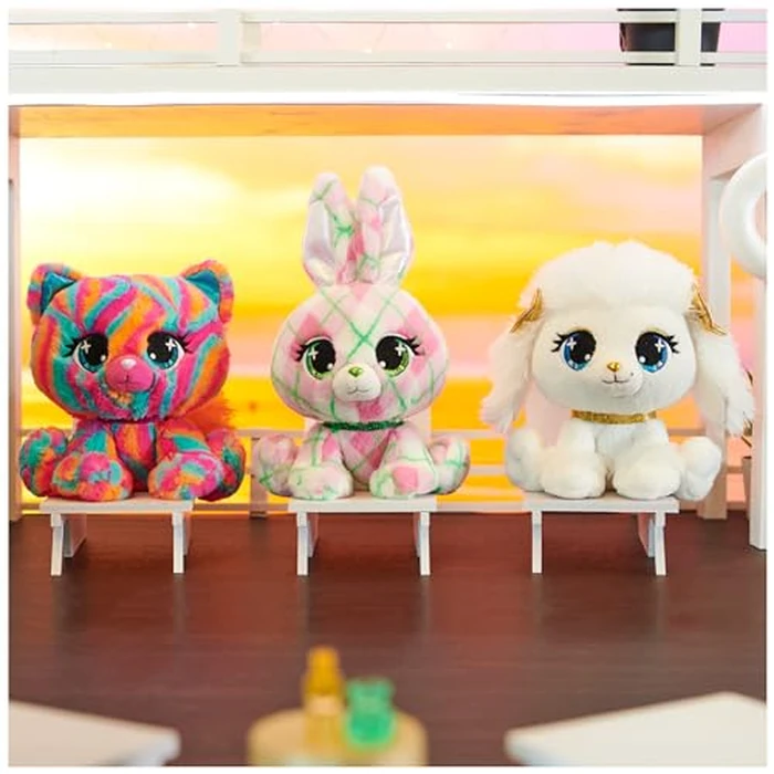 GUND P.Lushes Designer Fashion Pets Emelia Vento Premium Cat Stuffed Animal, Pink and Blue, 6” by GUND - Image 6