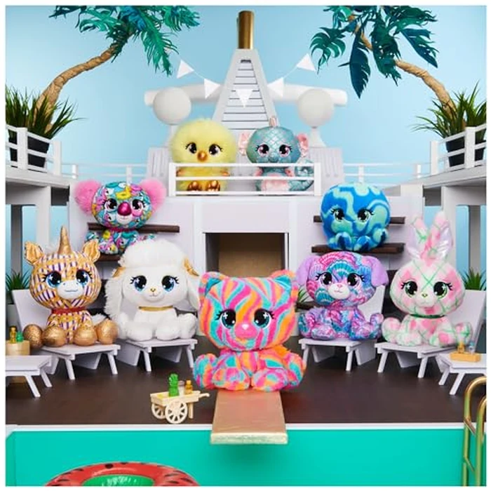 GUND P.Lushes Designer Fashion Pets Emelia Vento Premium Cat Stuffed Animal, Pink and Blue, 6” by GUND - Image 7