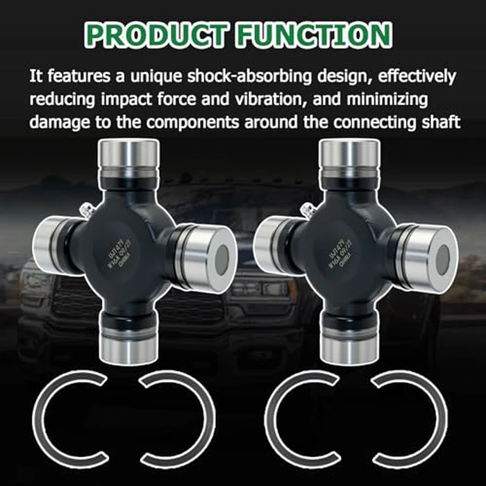 2Pcs Outer Axle U Joint Compatible with 2010-2023 Ram 2500 3500 for 2008-2014 Ram 4500 5500 4 Wheel Drive Replace for 228113 PT479 2AMGR428AC 68065428AC by repustor - Image 6