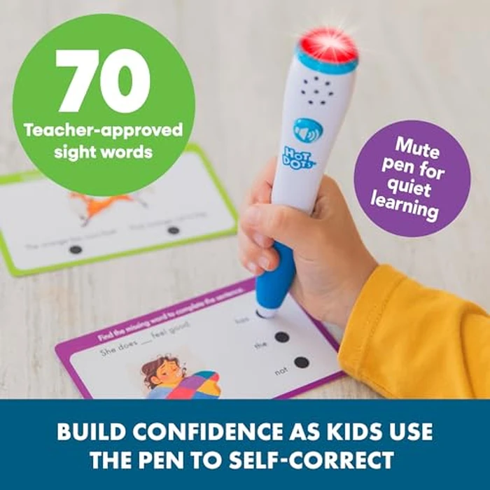 Educational Insights Hot Dots(R) Sight Words Card Set - Learn to Read Activities for Kids, Includes 26 Double-Sided Cards, Reading Games, Reading Tools, Gift for Ages 4+ by Educational Insights - Image 5