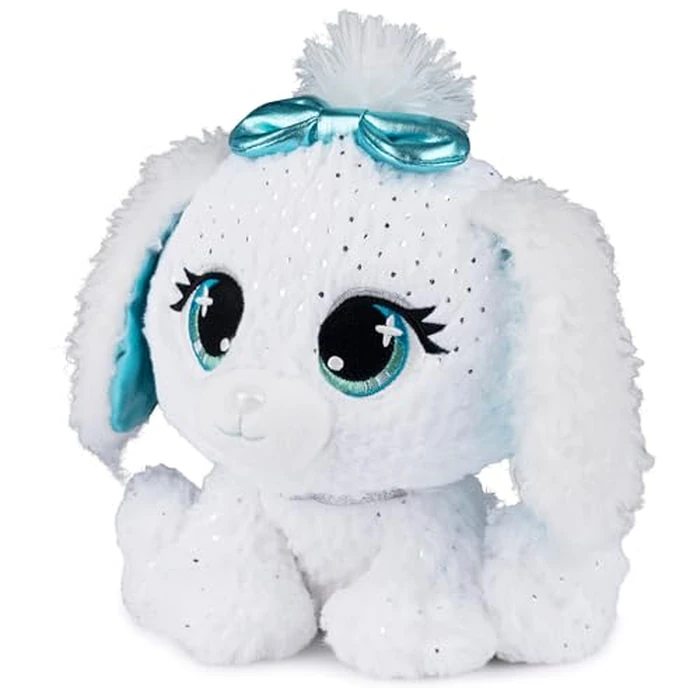 P.Lushes Designer Fashion Pets Bianca Blings Premium Puppy Dog Stuffed Animal, White and Blue, 9" by GUND - Image 2