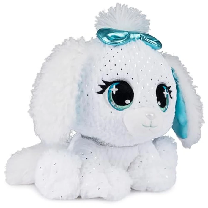 P.Lushes Designer Fashion Pets Bianca Blings Premium Puppy Dog Stuffed Animal, White and Blue, 9" by GUND - Image 3