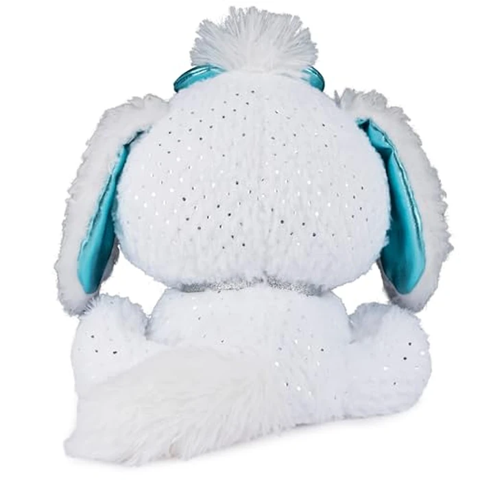 P.Lushes Designer Fashion Pets Bianca Blings Premium Puppy Dog Stuffed Animal, White and Blue, 9" by GUND - Image 4