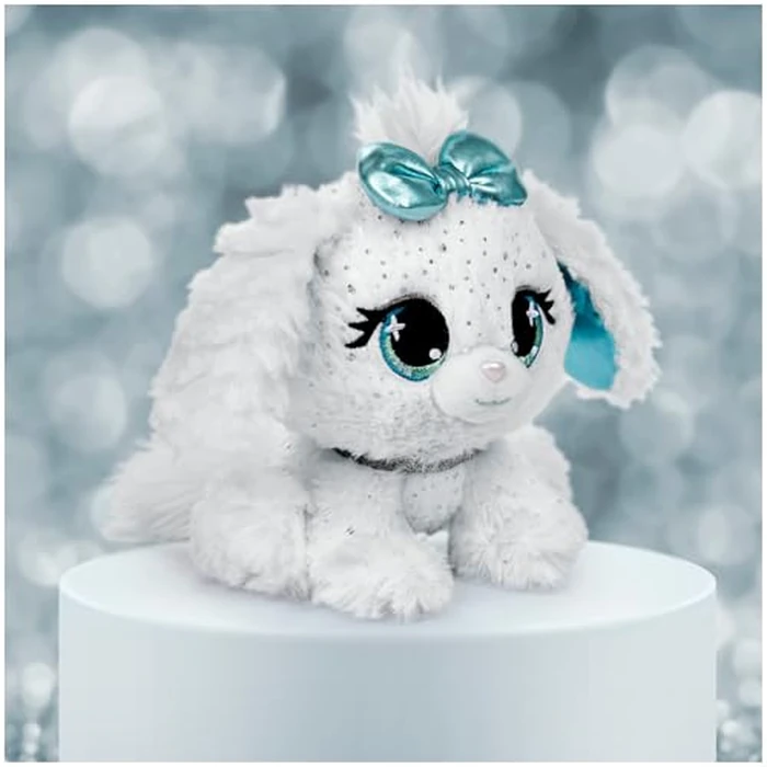 P.Lushes Designer Fashion Pets Bianca Blings Premium Puppy Dog Stuffed Animal, White and Blue, 9" by GUND - Image 5