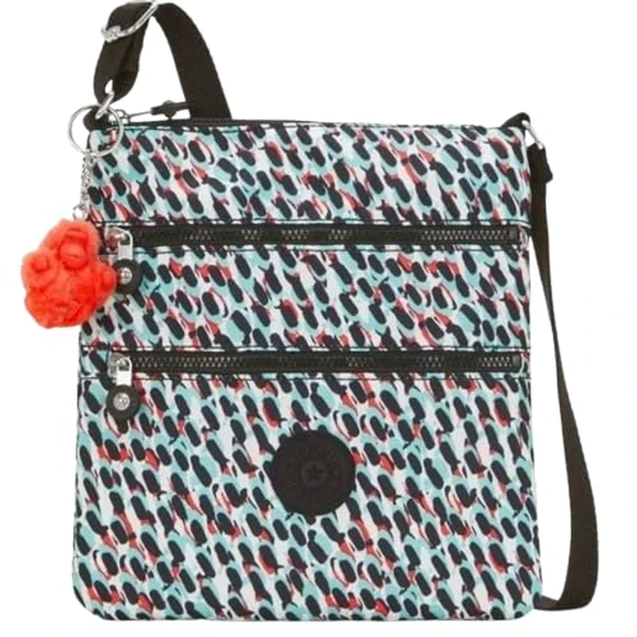 Kipling Women's Keiko Crossbody Mini Bag, Lightweight Adjustable Purse, Durable Shoulder Sling, Abstract Print, 8.25''L x 9''H x 0.75''D by KIPLING KIPLING - Used - Like New condition - CA$62.29