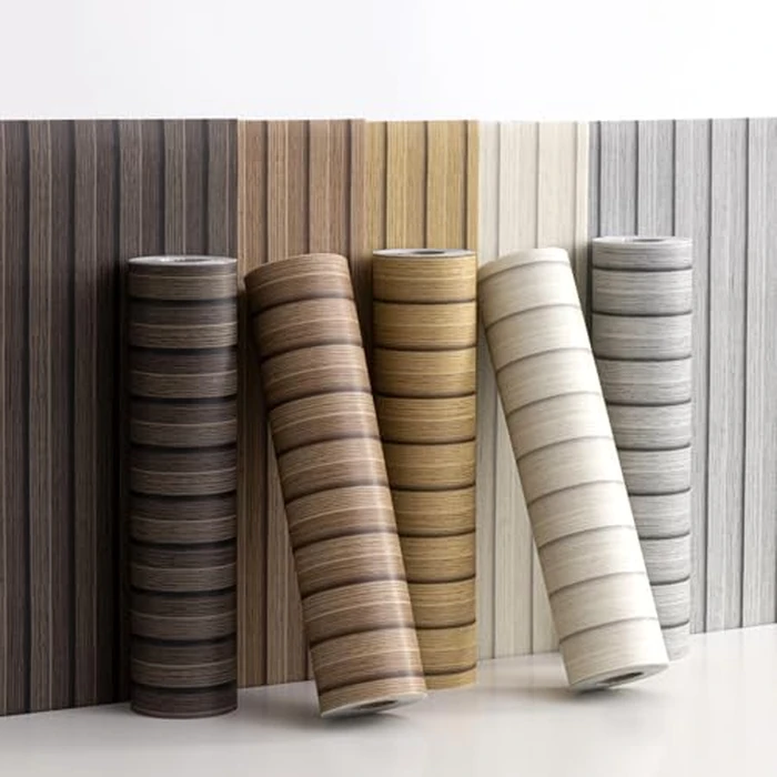 Haimin Wood Grain Slat Wall Panels Peel and Stick Faux Wood Thick Wallpaper 118"x15.75" Waterproof PET & IXPE Foam Paneling (Dark Brown) by Haimin - Image 7