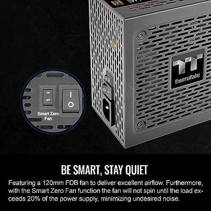 Thermaltake Smart BM3 650W 80Plus Bronze ATX 3.1 & PCIE 5 Ready Semi-Modular Power Supply; 105 degreesC/221 degreesF Japanese Capacitor; 5 Year Warranty; PS-SPD-0650MNFABU-3 by Thermaltake - Image 5