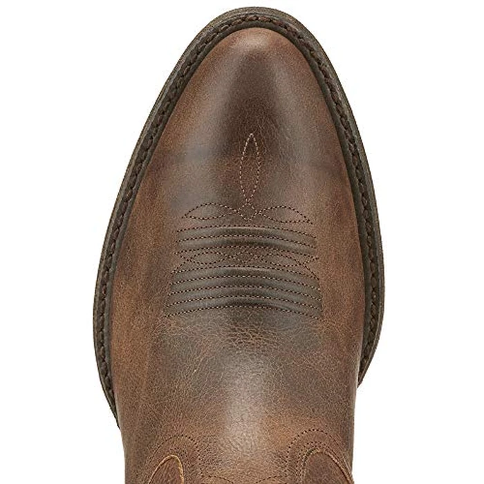 Ariat Men's Heritage Western R Toe Western Boot, Distressed Brown, 9.5 D US by ARIAT - Image 2