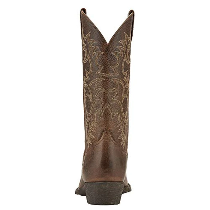 Ariat Men's Heritage Western R Toe Western Boot, Distressed Brown, 9.5 D US by ARIAT - Image 5
