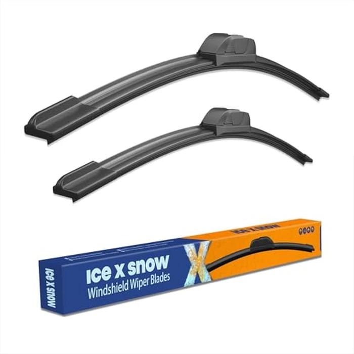ICEXSNOW 28"+14" Wiper Blades Replacement for Hyundai Elantra 2016-2011 Toyota Corolla 2020-2023 Prius C 2021-2012 Honda Fit 2020-2009 Forte 14-18 All-Season Windshield Wiper Blades by icexsnow - Used - Very Good condition