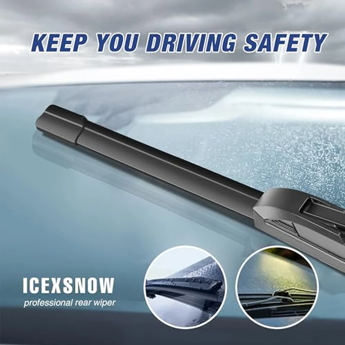 ICEXSNOW 28"+14" Wiper Blades Replacement for Hyundai Elantra 2016-2011 Toyota Corolla 2020-2023 Prius C 2021-2012 Honda Fit 2020-2009 Forte 14-18 All-Season Windshield Wiper Blades by icexsnow - Image 6