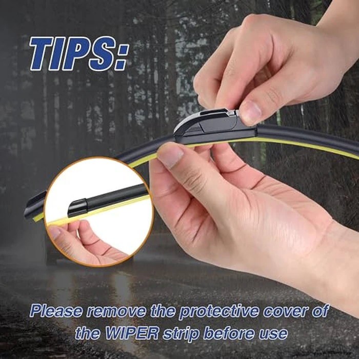 ICEXSNOW 28"+14" Wiper Blades Replacement for Hyundai Elantra 2016-2011 Toyota Corolla 2020-2023 Prius C 2021-2012 Honda Fit 2020-2009 Forte 14-18 All-Season Windshield Wiper Blades by icexsnow - Image 8