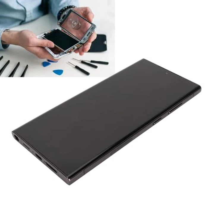 Phone Screen Replacement, Digitizer Screen Touch Assembly Fix Kit with Frame Fingerprint Function and Repair Tool, for S918U S918U1, S918W, S918A W US Version by Yunir - Image 4