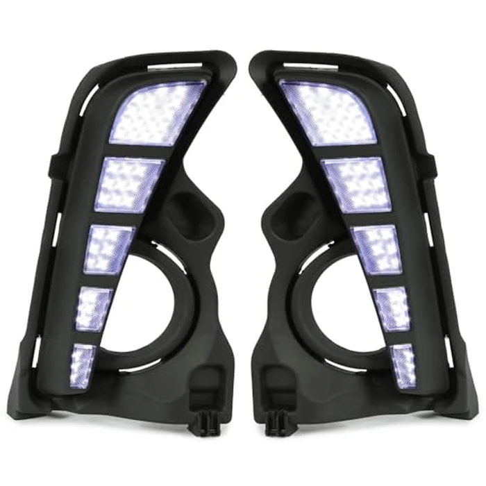 HECASA LED Daytime Running Light Fog Lamp Compatible with 2017-2019 Toyota Highlander DRL Turn Signal Replacement W/O Bundles 2Pcs by HECASA - Image 8