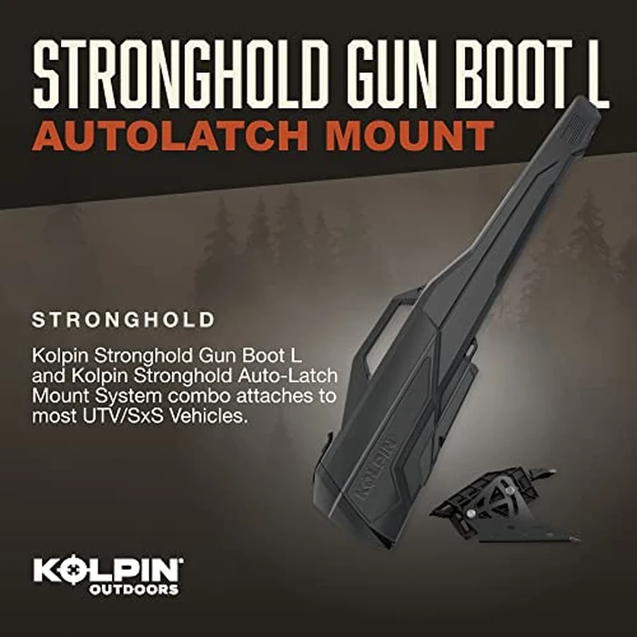 Kolpin Stronghold(R) Gun Boot(R) L w/Autolatch Mount,Black by Kolpin - Image 2