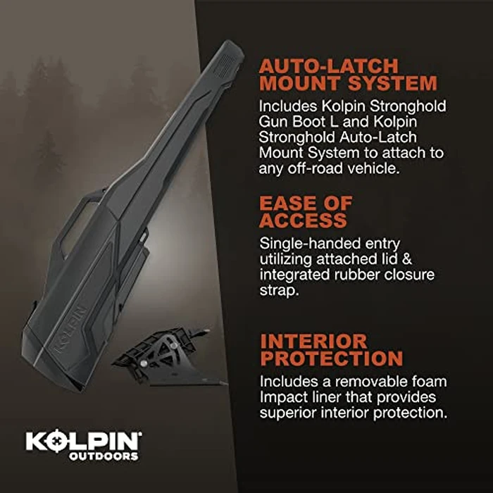 Kolpin Stronghold(R) Gun Boot(R) L w/Autolatch Mount,Black by Kolpin - Image 3
