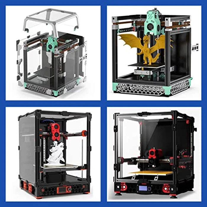 4Set 4040 Corner Bracket 5 Hole L Shape Joint Plates Set for 4040 Aluminum Extrusion Accessories Black(L) by IXGNIJ - Image 4