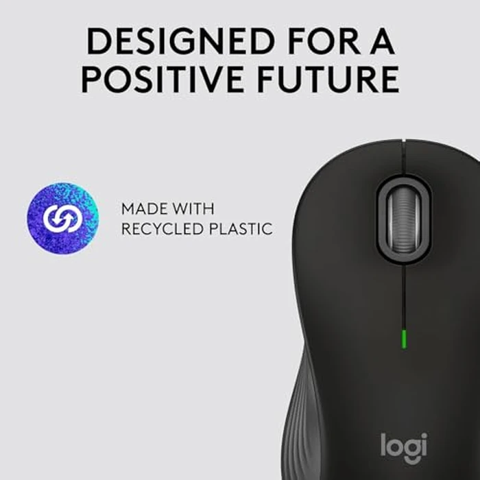 Logitech Signature M550 Wireless Mouse - for Small to Medium Sized Hands, 2-Year Battery, Silent Clicks, Bluetooth, Multi-Device Compatibility - Black by Logitech - Image 8