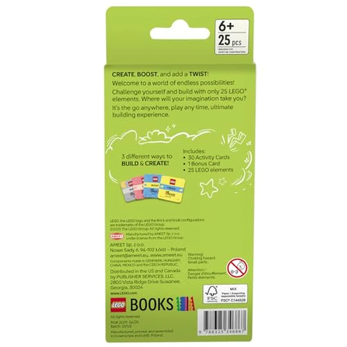 LEGO Recreate Activity Cards - Animals | Creative Building Game with 30+ Activity Cards & 25 LEGO Elements | Ages 6+ by AMEET - Image 8