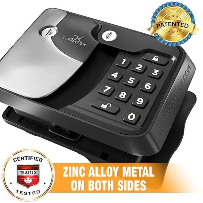 TripDefender V2.0 | RV Keyless Entry Lock for Class C/A Motorhomes | Secure RV Door Lock Keyless Entry w/ 2 Inside Latches | Class C Door Lock Replacement w/ 2 Fobs, 4 Keys | Fit 3.5" x 4.5" Lock Hole by CARMTEK - Image 3