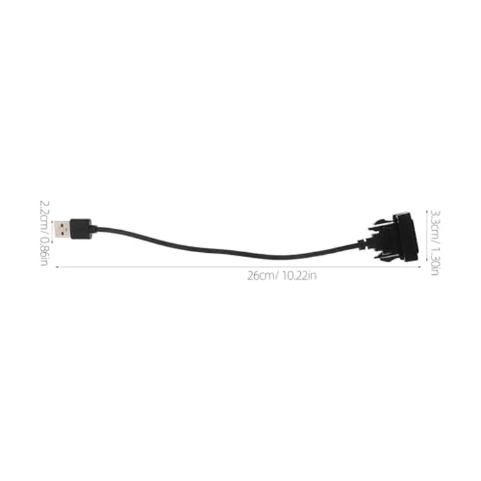 MUCKLILY Car USB Port Extension Cable Adapter Male to Female Flush Mount USB Socket Compatible with Toyota Vios Corolla Levin 10.23X1.29X0.86In by MUCKLILY - Image 5