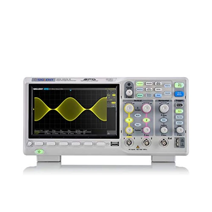 Siglent Technologies SDS1202X-E 200 mhz Digital Oscilloscope 2 Channels, Grey by Siglent - Used - Like New condition - US$347.98