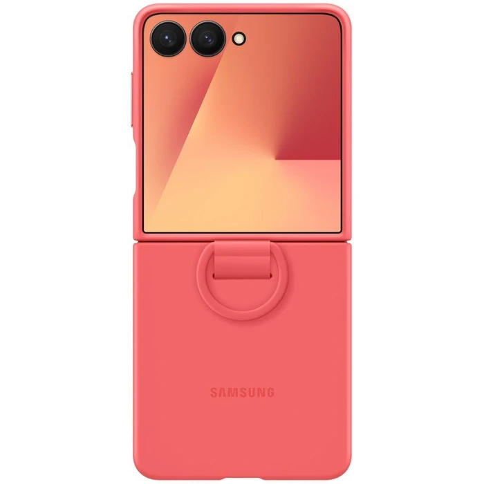 Samsung Ring Phone Case (Silicone) for Galaxy Z Flip7 - Red - Brand New by Samsung - Image 4
