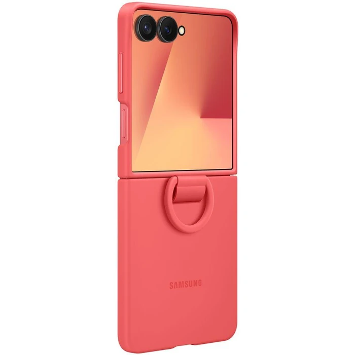 Samsung Ring Phone Case (Silicone) for Galaxy Z Flip7 - Red - Brand New by Samsung - Image 5