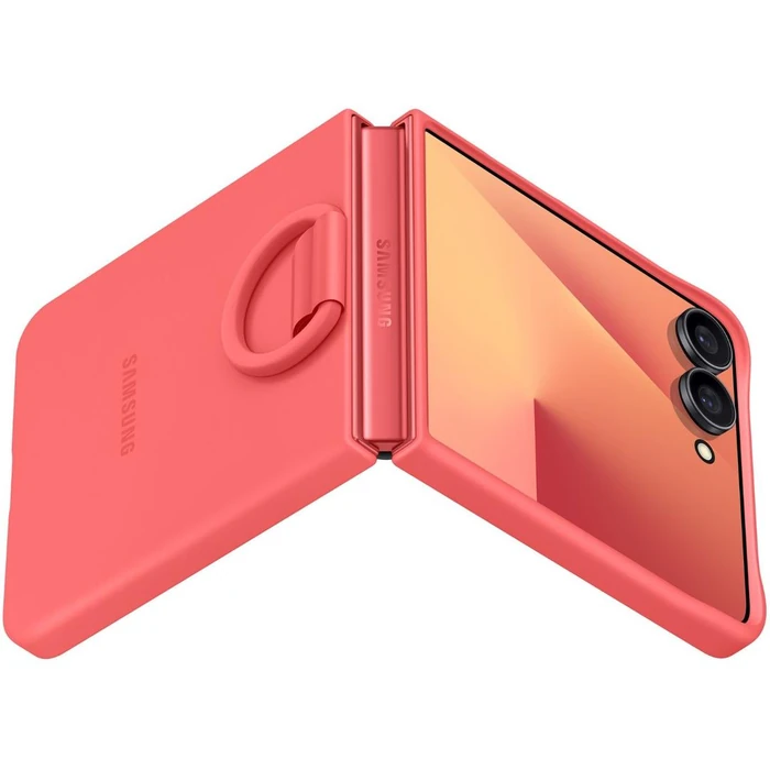 Samsung Ring Phone Case (Silicone) for Galaxy Z Flip7 - Red - Brand New by Samsung - Image 6